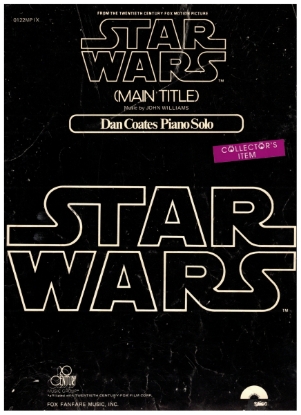 Picture of Main Title, Star Wars Theme, John Williams, arr. Dan Coates, piano solo sheet music
