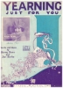Picture of Yearning (Just for You), Benny Davis & Joe Burke, sheet music