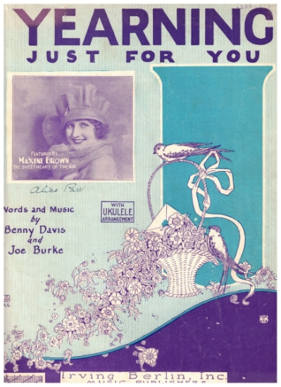 Picture of Yearning (Just for You), Benny Davis & Joe Burke, sheet music