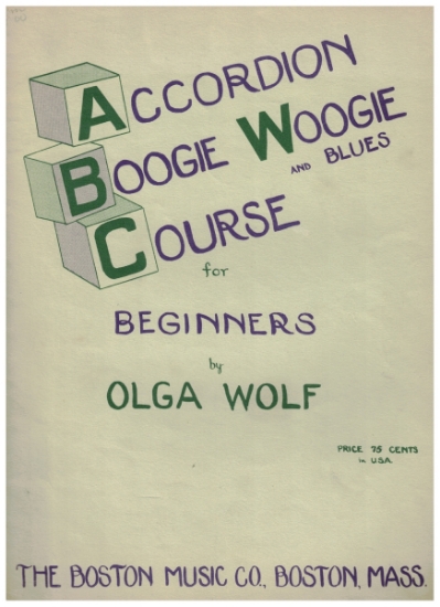 Picture of Accordion Boogie Woogie and Blues Course for Beginners, Olga Wolf, folio
