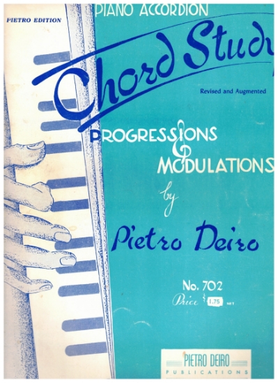 Picture of Chord Study, Progressions & Modulations (Revised & Augmented), ed. Pietro Deiro, accordion solo folio