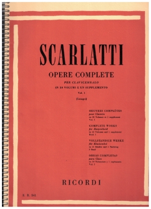Picture of Domenico Scarlatti, Harpsichord Sonatas, Complete Set in 10 Volumes, ed. Alessandro Longo, piano/ harpsichord solo folios