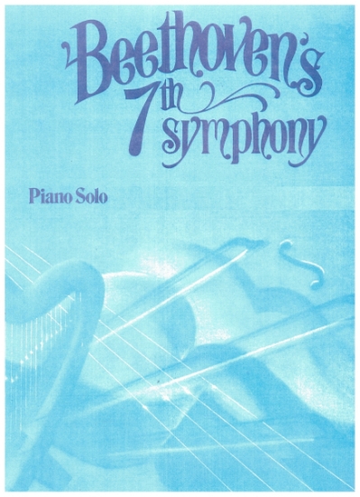 Picture of Symphony No. 7, Ludwig von Beethoven, transcribed by Howard Ansley Murphy, piano solo folio