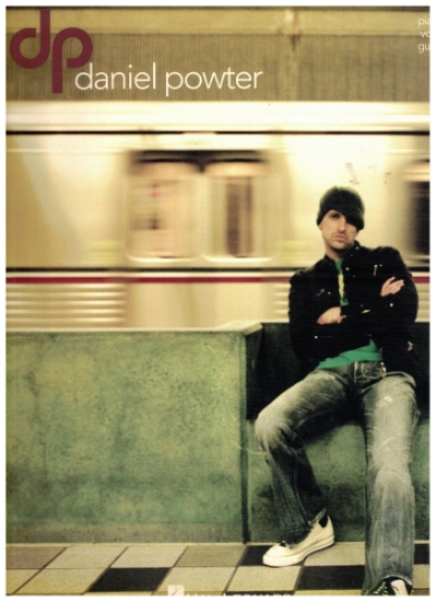 Picture of Daniel Powter, matching his debut album "dp", piano/vocal collection, sheet music songbook, spiral bound