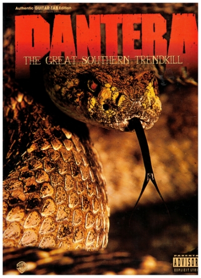 Picture of The Great Southern Trendkill, Pantera, authentic guitar TAB edition, sheet music songbook, spiral bound