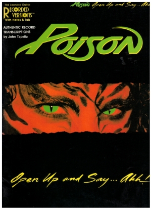 Picture of Open Up and Say Ahh, Poison, Guitar Recorded Versions with Notes & TAB by John Tapella, sheet music songbook