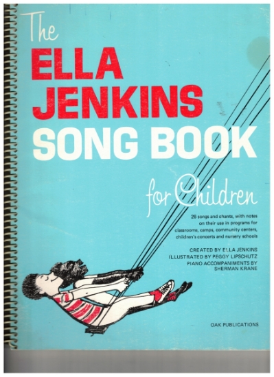 Picture of The Ella Jenkins Song Book for Children, piano accompaniments by Sherman Krane, sheet music songbook, spiral bound