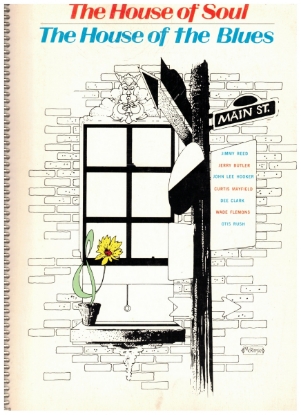 Picture of The House of Soul/ The House of the Blues, featuring songs by Jimmy Reed, John Lee Hooker, Curtis Mayfield, Jerry Butler & more, sheet music songbook