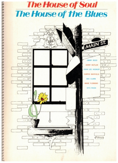 Picture of The House of Soul/ The House of the Blues, featuring songs by Jimmy Reed, John Lee Hooker, Curtis Mayfield, Jerry Butler & more, sheet music songbook