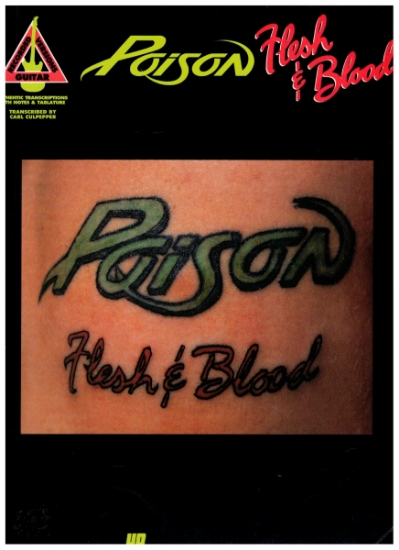 Picture of Poison, Flesh & Blood, TAB guitar recorded versions, sheet music songbook