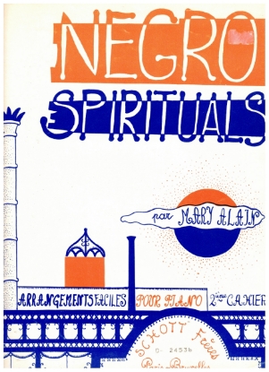 Picture of Negro Spirituals (7) Book 2, ed. Mary Alain for easy piano & lyrics, sheet music songbook