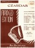 Picture of Czardas, V. Monti, simplified edition by Pietro Deiro, accordion solo sheet music
