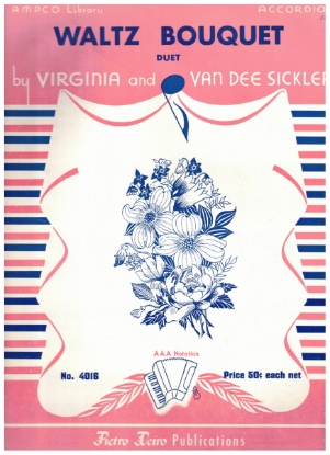 Picture of Waltz Bouquet, Virginia & Van Dee Sickler, accordion duet sheet music