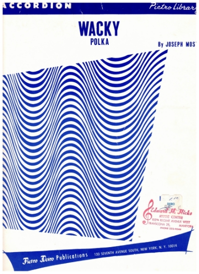 Picture of Wacky Polka, Joeseph Mosti, accordion solo sheet music