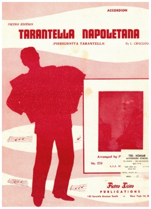 Picture of Tarantella Napoletana (Piedigrotta Tarantella), L. Criscuolo, arr. Pietro Deiro, accordion solo sheet music