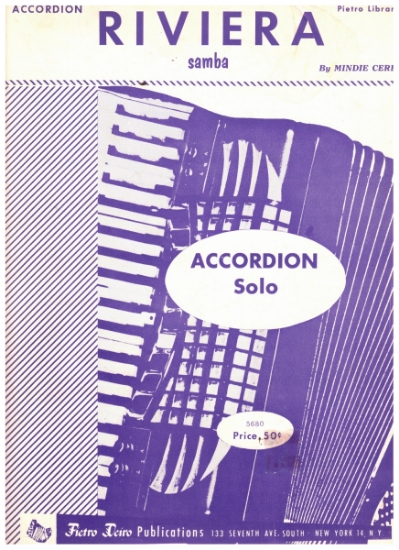 Picture of Riviera Samba, Mindie Cere, accordion solo sheet music