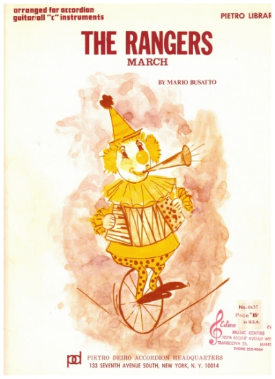 Picture of The Rangers March, Mario Busatto, accordion solo sheet music
