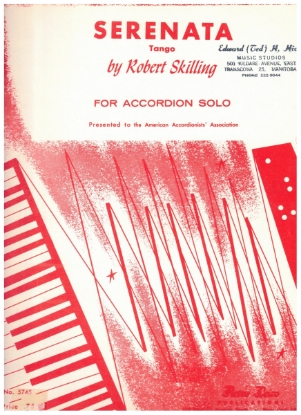 Picture of Serenata Tango, Robert Skilling, accordion solo sheet music
