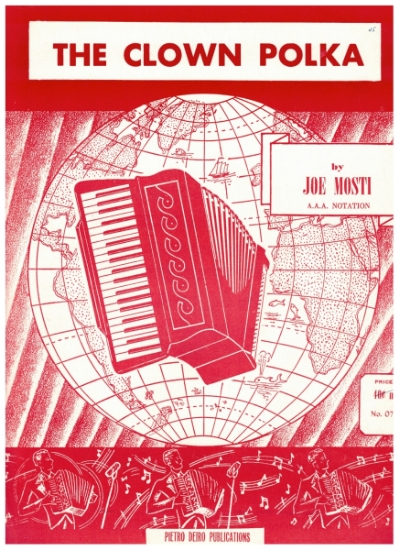 Picture of Clown Polka, Joe Mosti, accordion solo sheet music