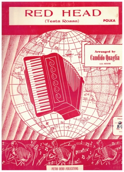 Picture of Red Head, Testa Rosa, Candido Quaglia, accordion solo sheet music