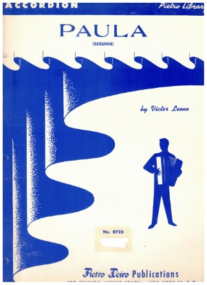 Picture of Paula (Beguine), Victor Leone, arr Anthony Mecca, accordion solo sheet music