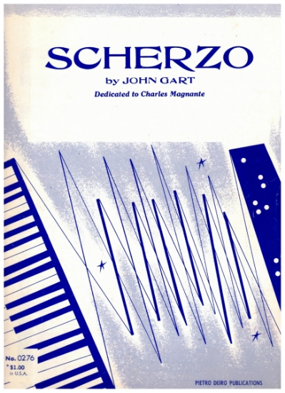 Picture of Scherzo, John Gart, accordion solo sheet music