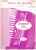 Picture of Never on Sunday, Manos Hadjidakis, Pietro Deiro Jr, accordion solo/ensemble sheet music