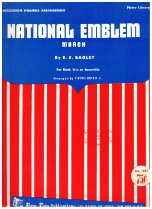 Picture of National Emblem March, E. E. Bagley, arr. Pietro Deiro Jr, accordion solo/ensemble sheet music