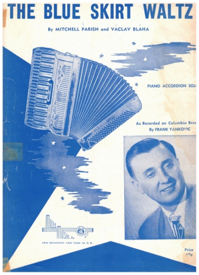 Picture of Blue Skirt Waltz, Mitchell Parish & Vaclav Blaha, popularized by Frank Yankovic, arr. Joe Trolli, accordion solo sheet music