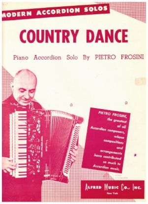 Picture of Country Dance, Pietro Frosini, accordion solo sheet music