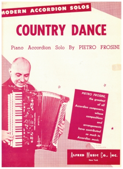 Picture of Country Dance, Pietro Frosini, accordion solo sheet music
