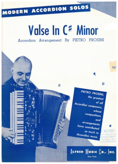 Picture of Valse in c# minor, Chopin Op. 64 No. 2, transcribed by Pietro Frosini, accordion solo sheet music