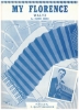 Picture of My Florence Waltz, Guido Deiro, accordion solo sheet music