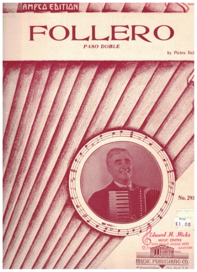 Picture of Folero, Paso-Doble, Pietro Deiro, accordion solo sheet music