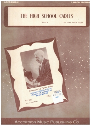 Picture of High School Cadets, J. P. Sousa, arr. Pietro Deiro, accordion solo sheet music