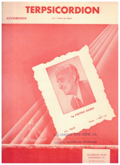 Picture of Tersicordion (On a Theme by Tobani), Pietro Deiro, accordion solo sheet music