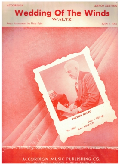 Picture of Wedding of the Winds Waltz, John T. Hall, arr. Pietro Deiro, accordion solo sheet music