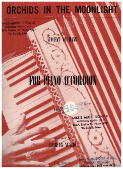 Picture of Orchids in the Moonlight, Vincent Youmans, arr. Charles Nunzio, advanced accordion solo sheet music