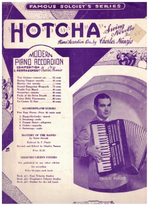 Picture of Hotcha, Swing Novelty, Phil Saltman, arr. Charles Nunzio, accordion solo sheet music