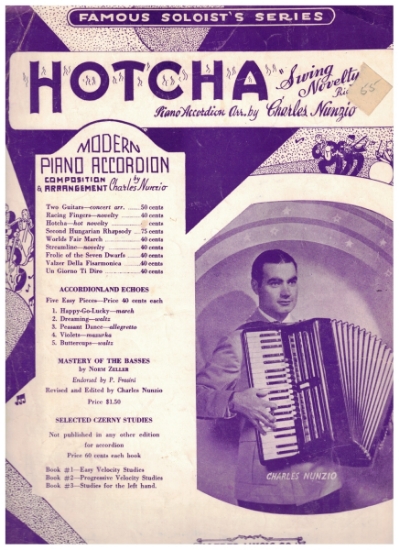 Picture of Hotcha, Swing Novelty, Phil Saltman, arr. Charles Nunzio, accordion solo sheet music