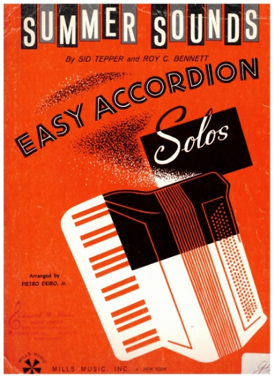 Picture of Summer Sounds, Sid Tepper & Roy C. Bennett, arr. Pietro Deiro Jr, easy accordion solo sheet music