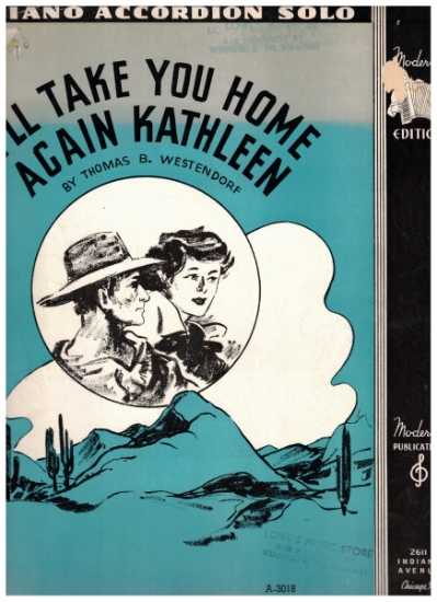 Picture of I'll Take You Home Again Kathleen, Thomas P. Westendorf, arr. Paul Miners, accordion solo sheet music