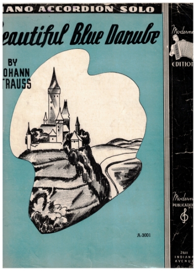 Picture of Beautiful Blue Danube, Johann Strauss, arr. Paul Miners, accordion solo sheet music