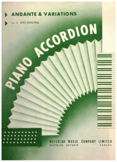 Picture of Andante and Variations, W. A. Mozart, ed. Joseph Macerollo, free bass accordion solo sheet music