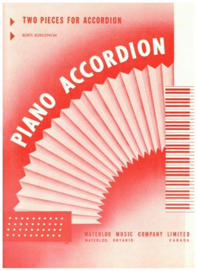 Picture of Two Pieces for Accordion, Boris Borgstrom, free bass accordion solo sheet music
