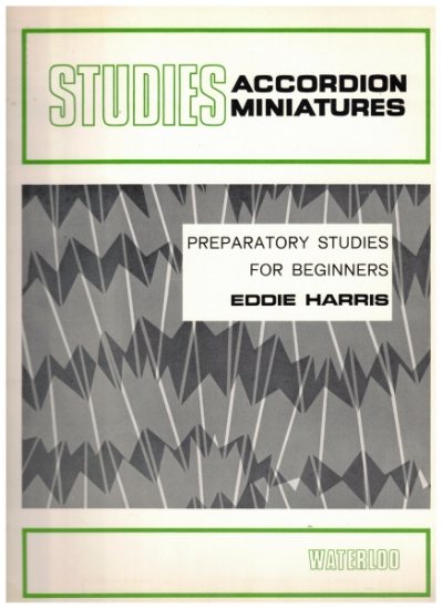 Picture of Preparatory Studies for Beginners, Eddie Harris, Accordion Miniatures Studies, easy free bass accordion sheet music folio