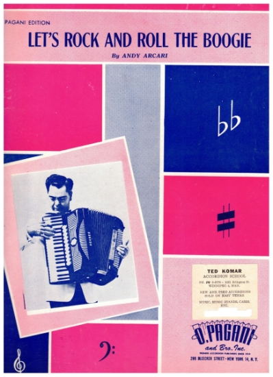 Picture of Let's Rock and Roll The Boogie, Andy Arcari, advanced accordion solo sheet music