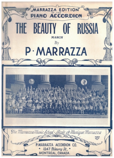 Picture of The Beauty of Russia, traditional march, arr. P Marrazza, accordion solo sheet music
