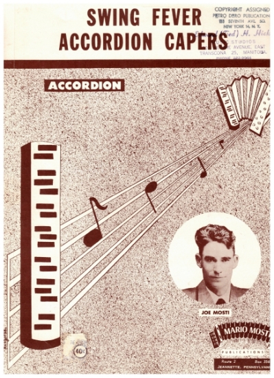 Picture of Swing Fever, Joe Mosti, accordion solo sheet music