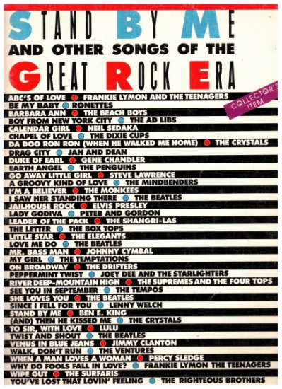 Picture of Stand By Me and Other Songs of the Great Rock Era, 1960's, sheet music songbook